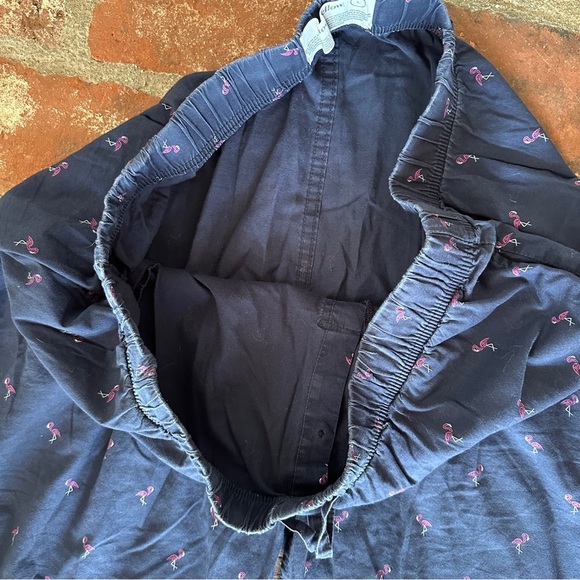 Goodfellow & Co Large Blue and Pink Flamingo Pajama PJ Bottoms Elastic Waistband - Picture 6 of 13